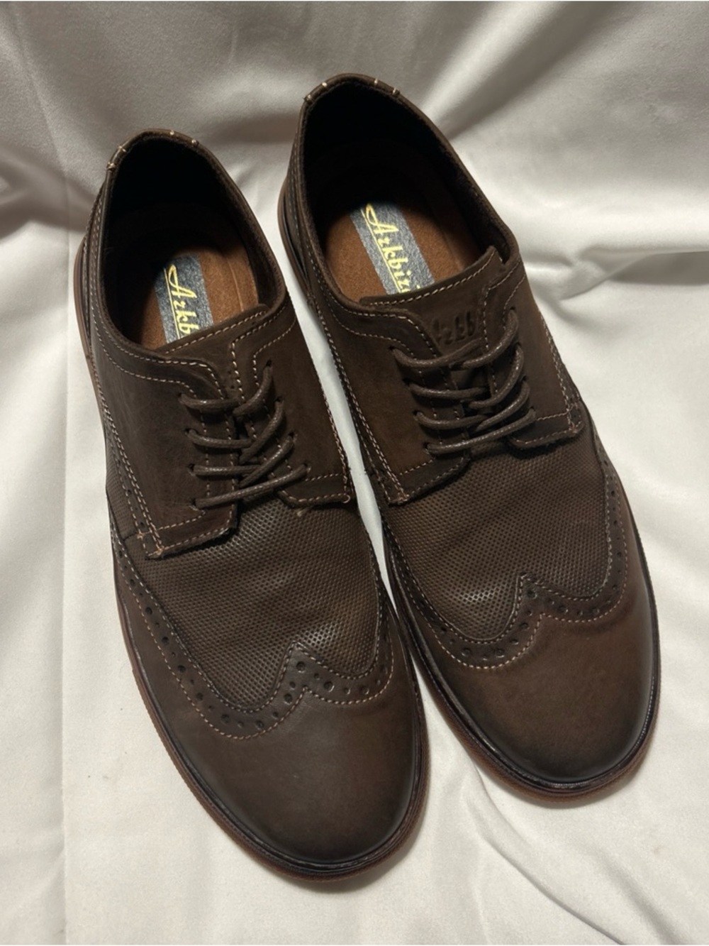Arkbird Men's Oxford Sneakers Casual Dressy Shoes Wingtip Brogue Oxfords Size 10